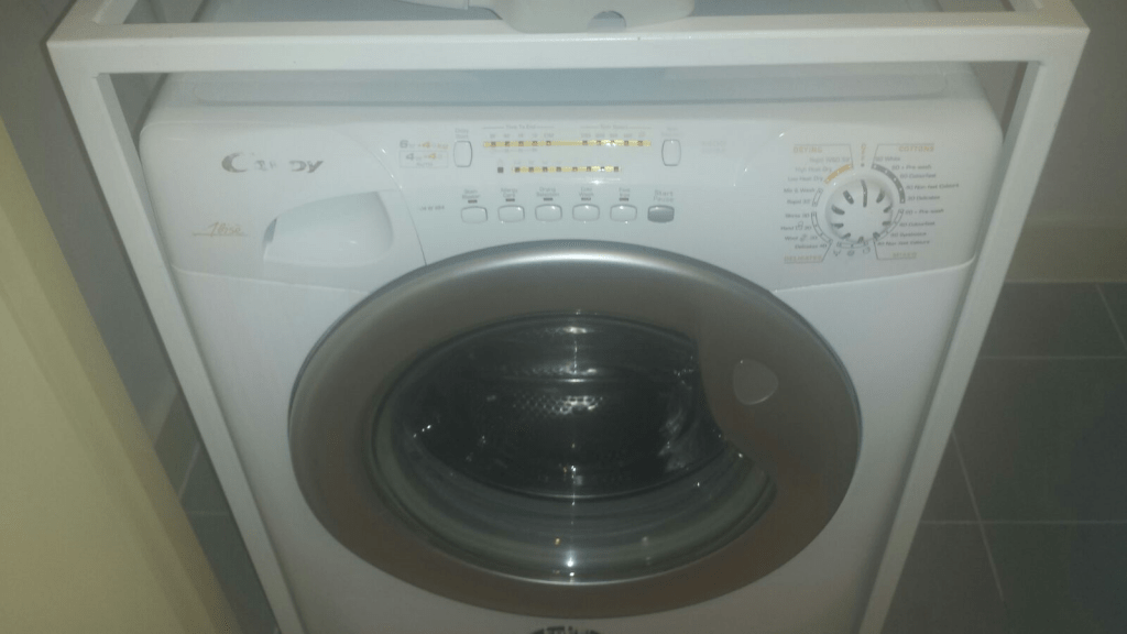 washing machine after cleaning